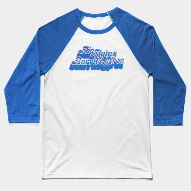 The Flying Burrito Bros Baseball T-Shirt by HAPPY TRIP PRESS